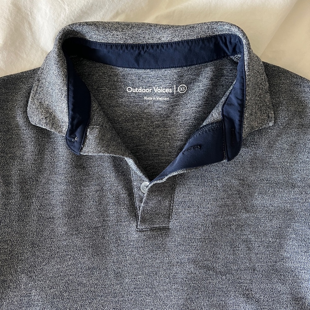 Outdoor voices mens polo
